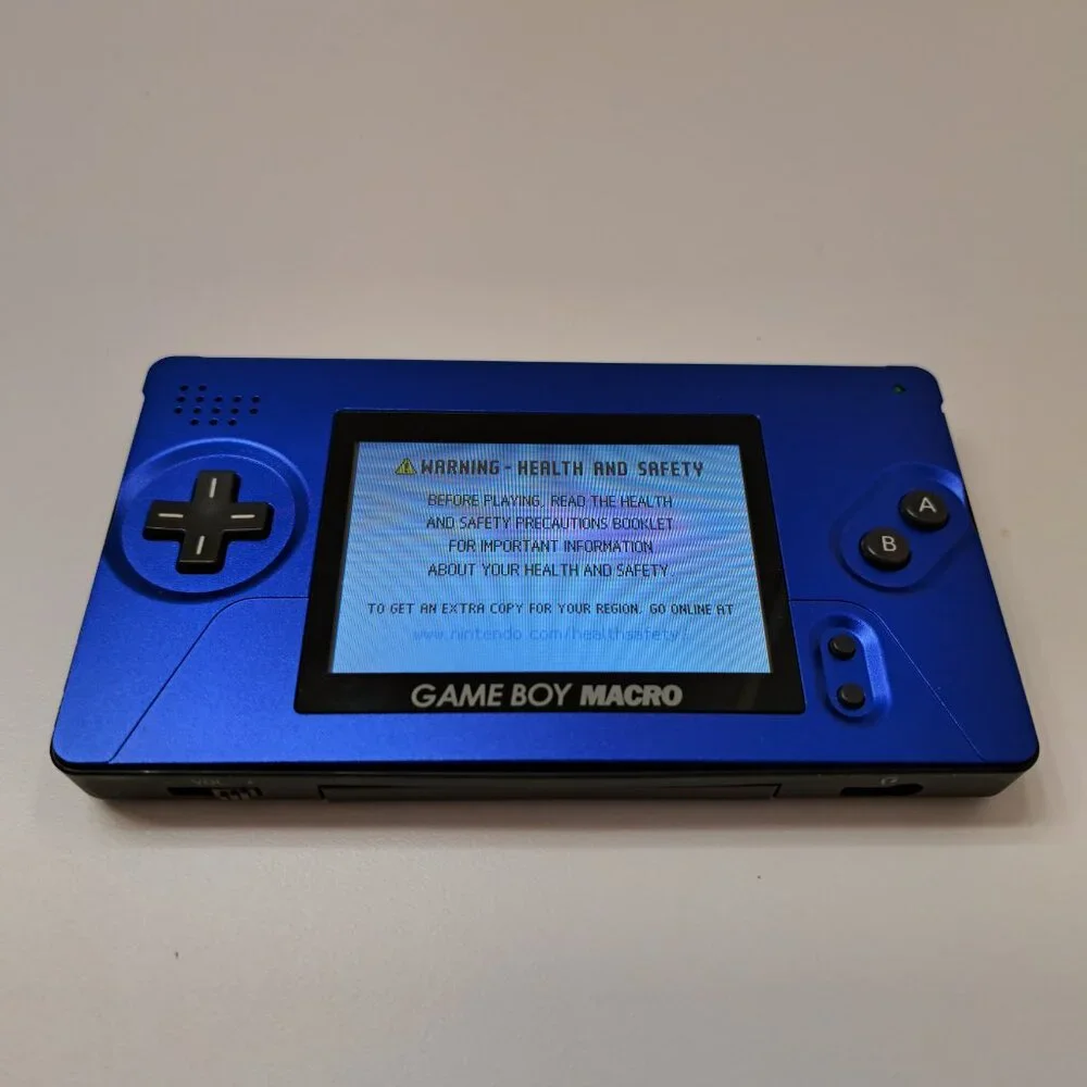 DS Lite Game Boy Advance Macro Mod (Reads and play All GBA Games) Blue